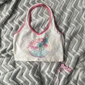 Forever 21 Malibu Barbie halter top size S